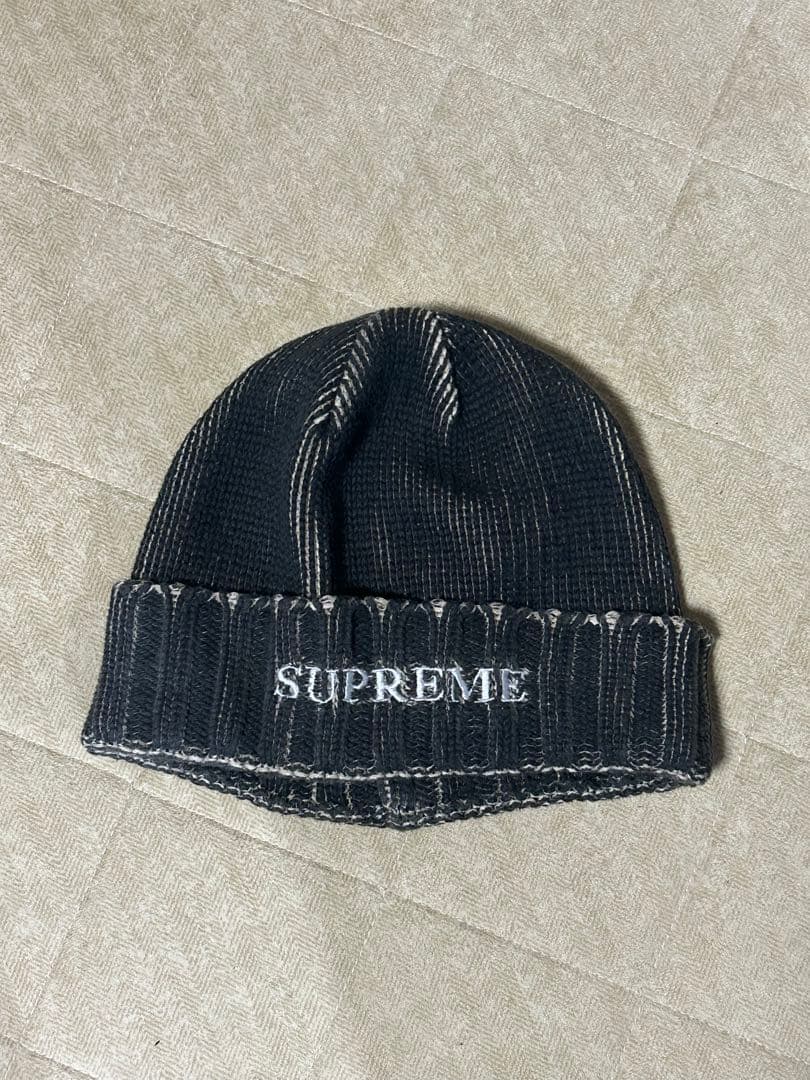 SUPREME ブラックビーニー