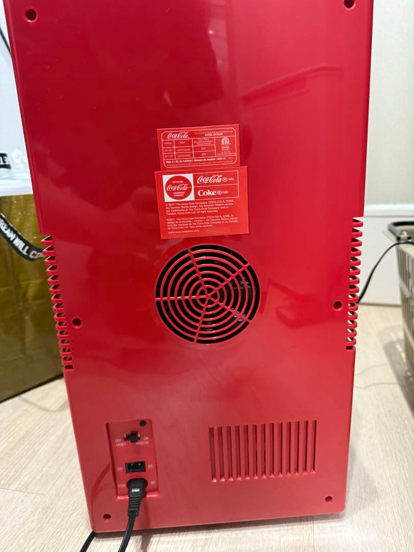 コカコーラ レトロデザイン ミニ冷蔵庫 国内流通僅かのレア品 【CCR-12】