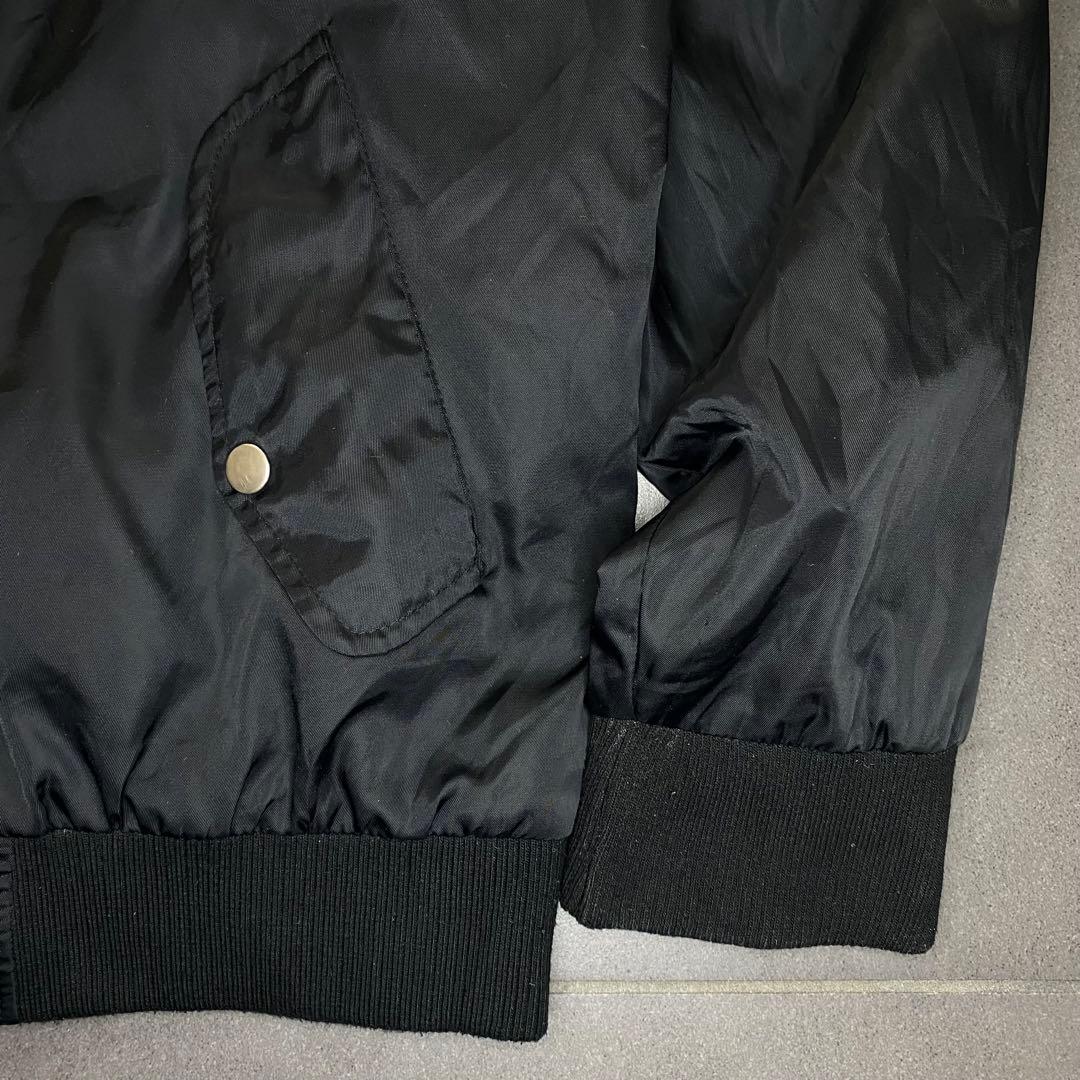 ラコステ MA-1 ジップアップ ブルゾン ブラックsize100 XL