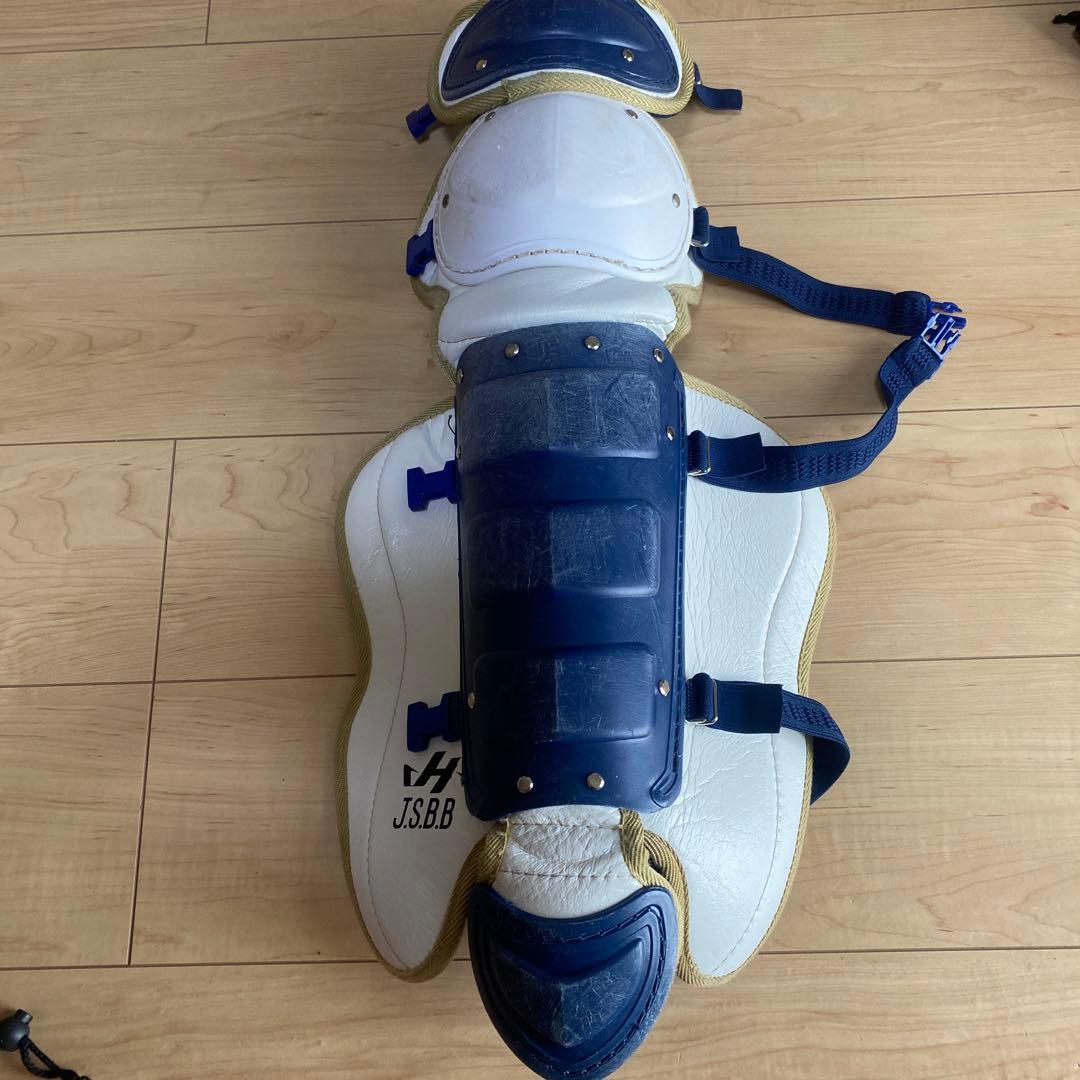 ハタケヤマ　キャッチャー防具　軟式　ヘルメット・収納袋付き