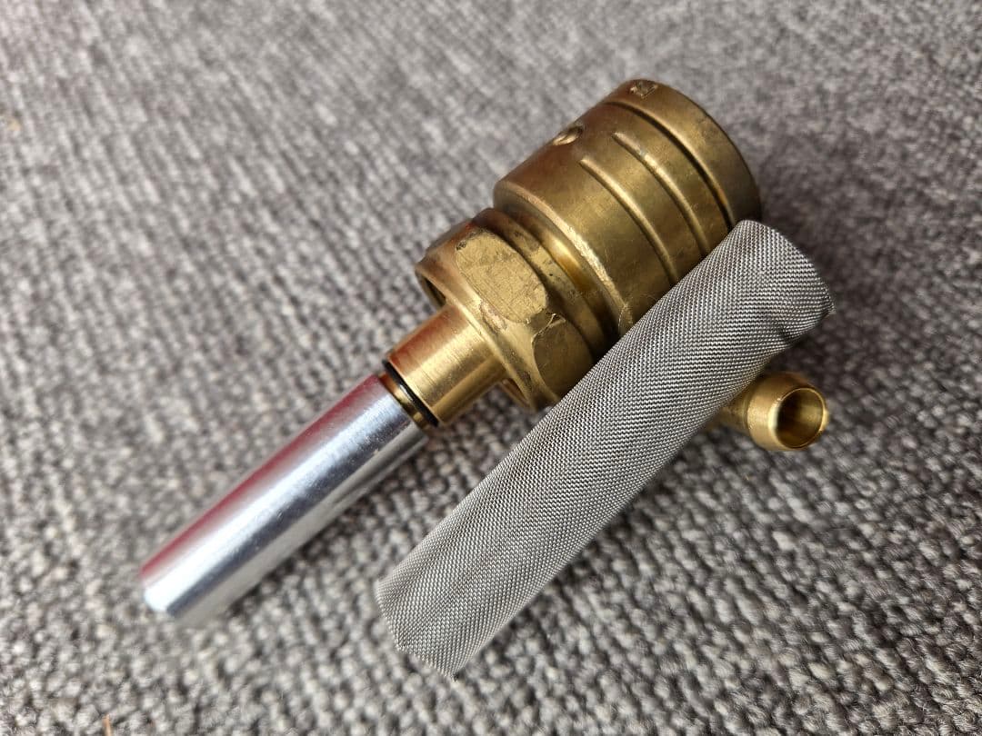 ゴランコック　燃料コック　ガソリンコック　　真鍮　22㎜ 5/16　使用少