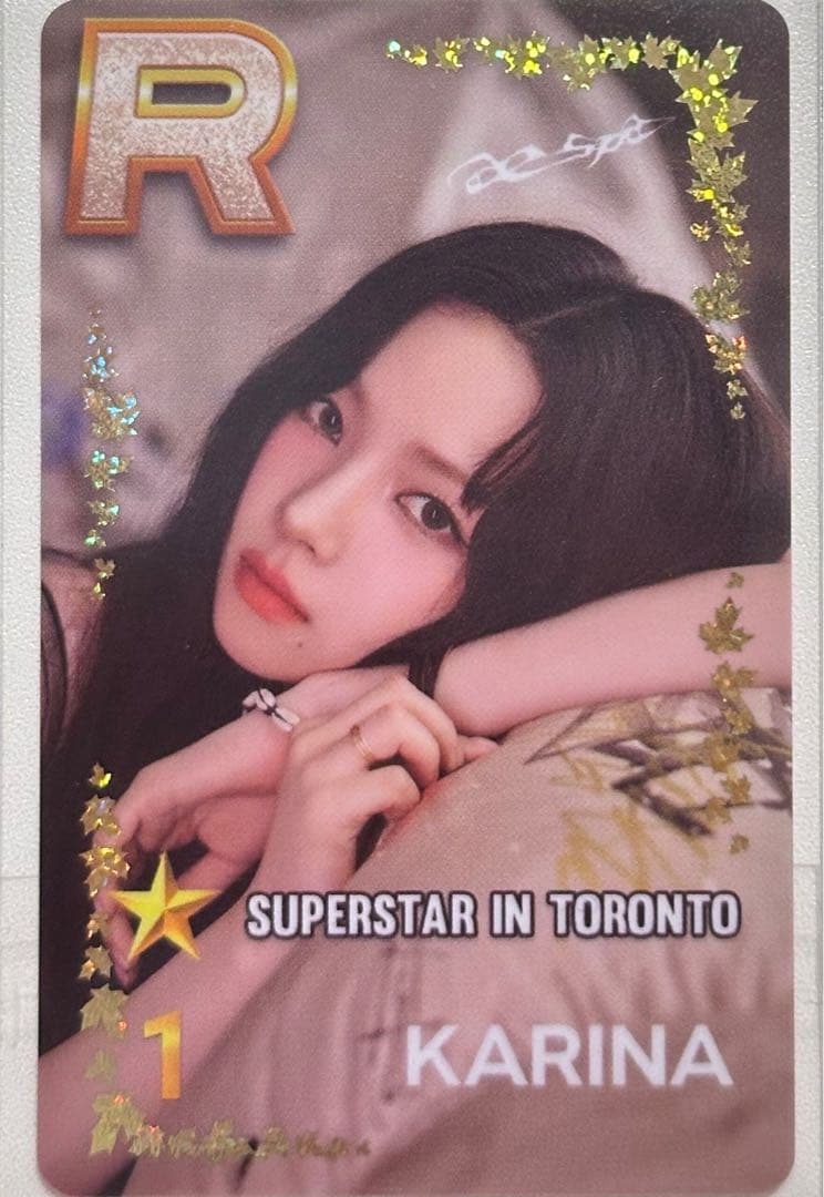 aespa SUPERSTAR SMTOWN カリナ トロント 限定 トレカ