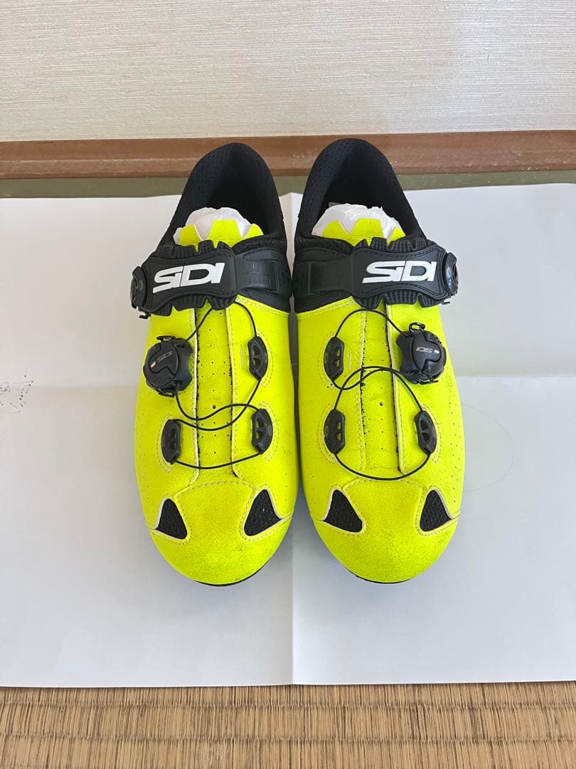 SIDI イエロー シューズ ダイヤル式