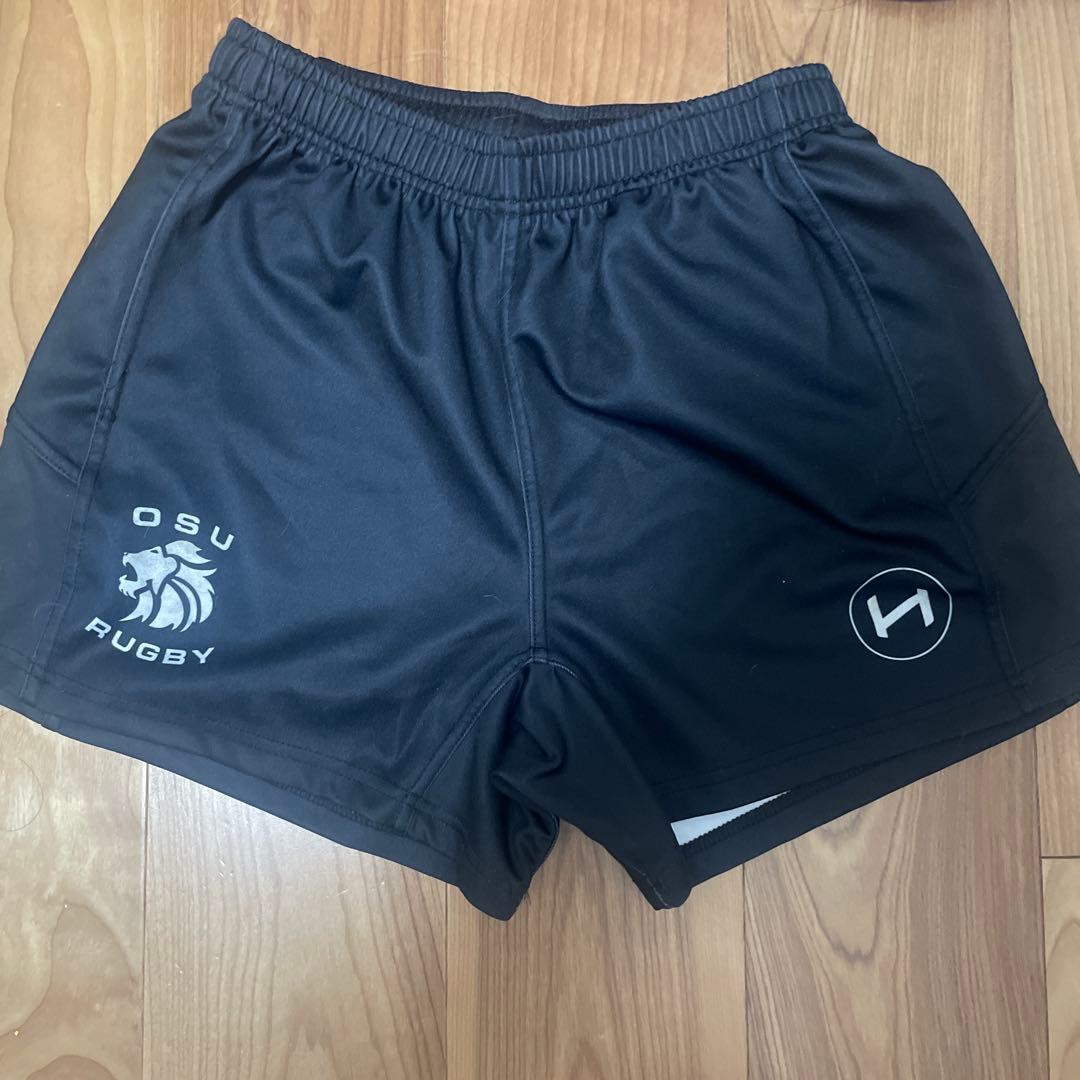 大阪産業大学ラグビー練習着　ジャージ　ラグパン　ソックス 3点セット 黒色