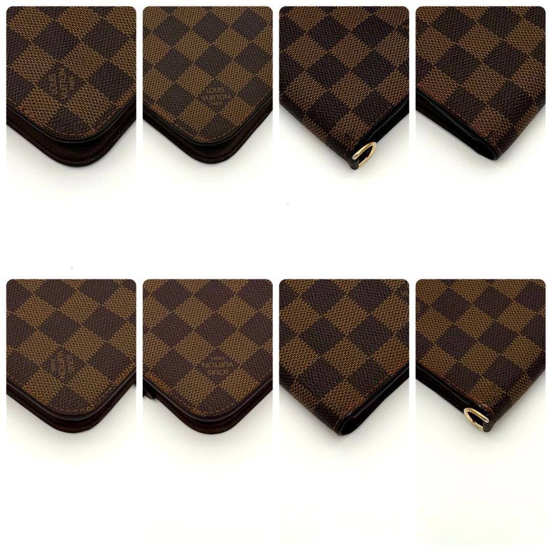 ルイヴィトン 長財布 ダミエ エベヌ ポルトフォイユ アンソリット 2186