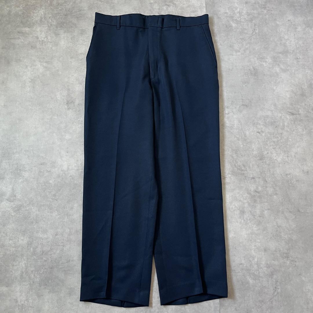 リーバイス アクションスラックス ボトム W34 00s 古着 紺 17783