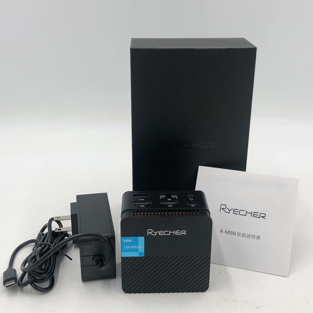8AAM014 美品 RYECHER ミニPC R-MINI ブラック