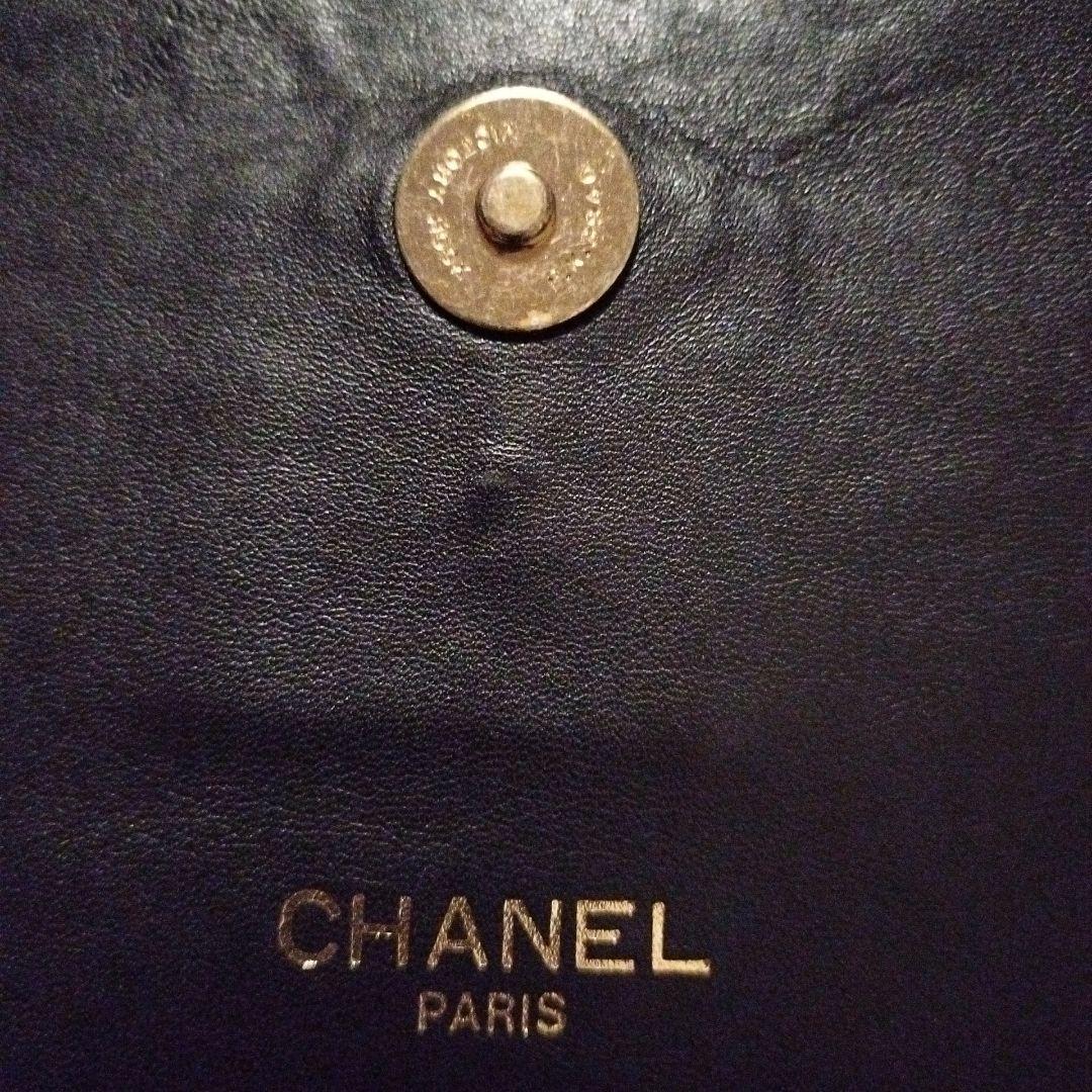 【中古】シャネル CHANEL チェーン107センチ ブーム再来黒 ヴィンテージ