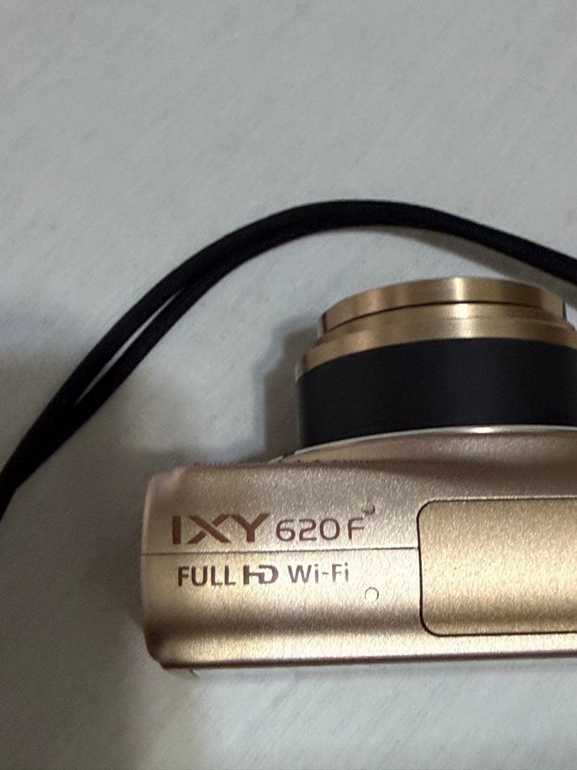 Canon IXY620Fデジタルカメラ(ゴ-ルド)バッテリーチャージャーセット