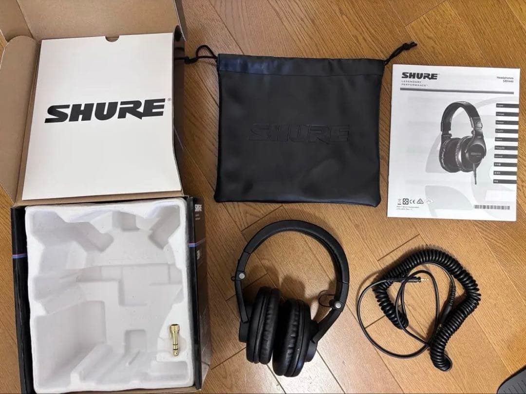 SHURE SRH440 モニターヘッドホン
