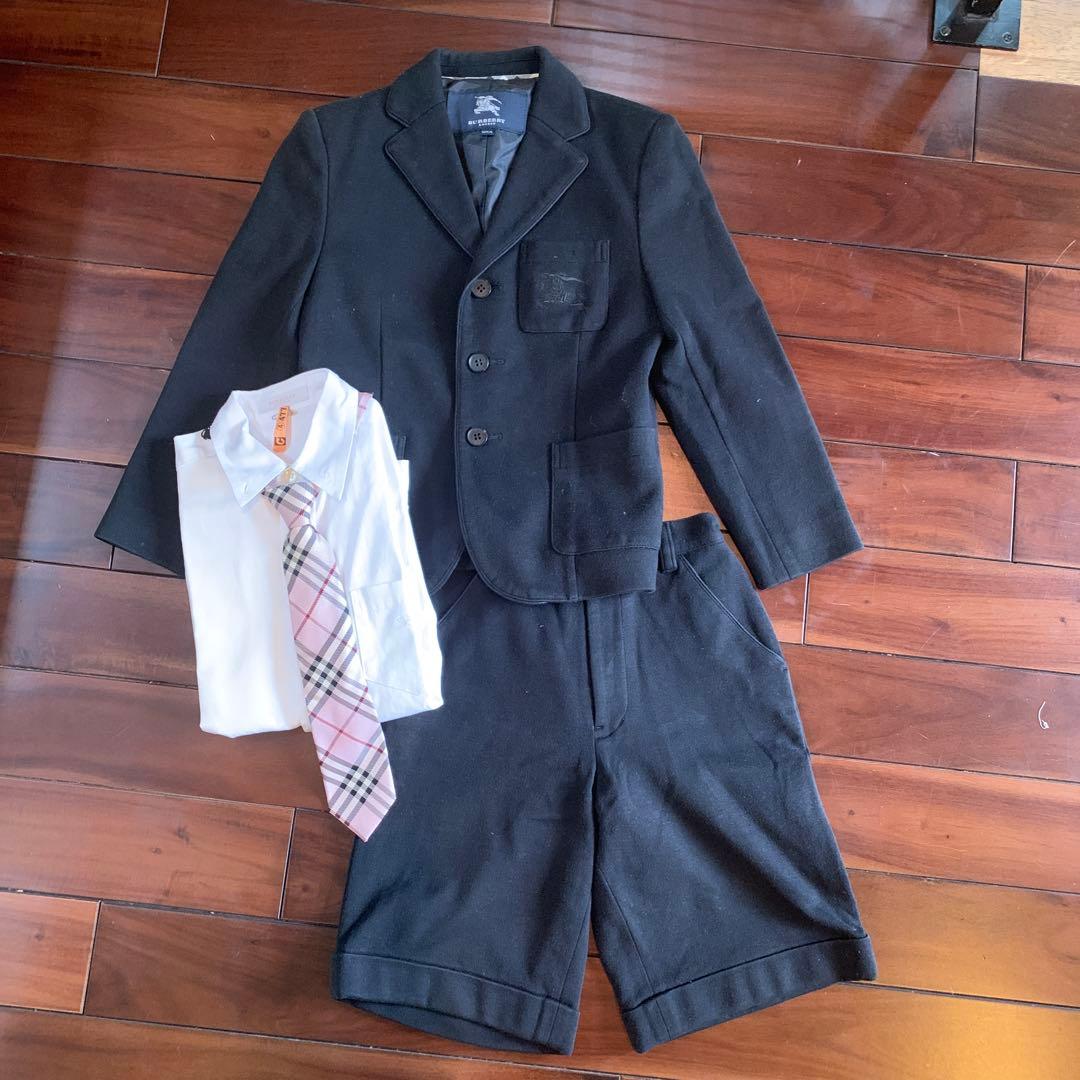バーバリー　キッズ　スーツ　卒入学　結婚式　セレモニー