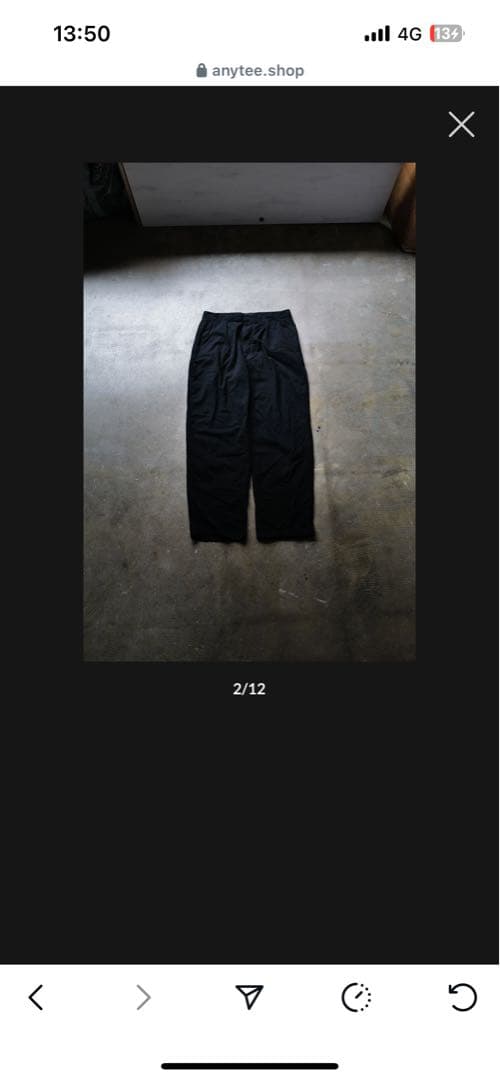 anytee SUPERBLACK POLOチノ