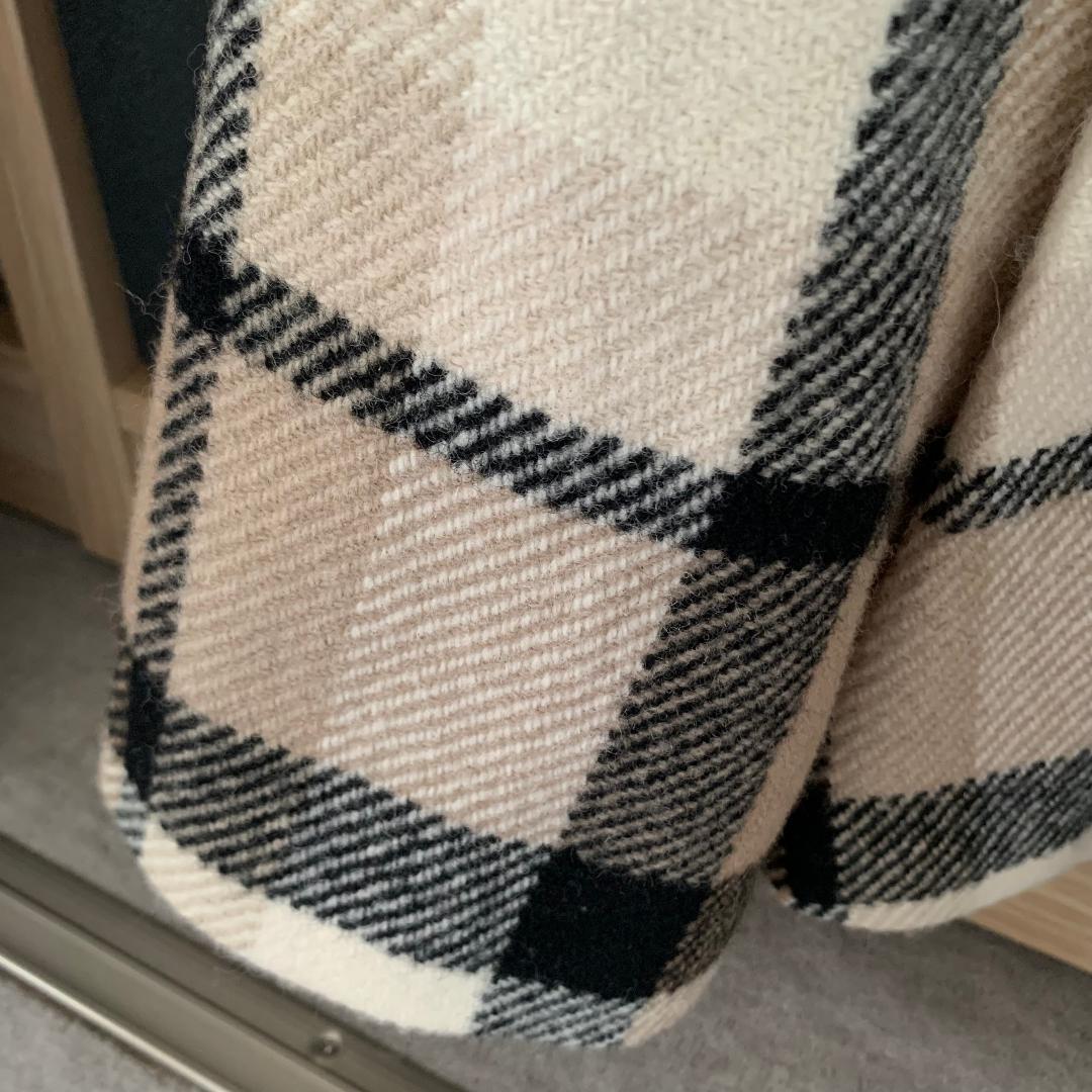 中古　バーバリーブルーレーベル　ワンピース　36サイズ　茶系　ベージュ　チェック