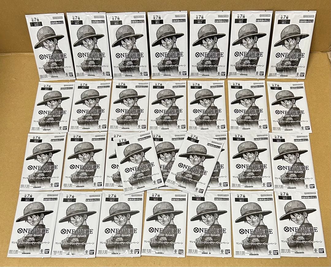 f*d様 ワンピースカード 3周年トレジャーキャンペーン プロモパック 30パッ