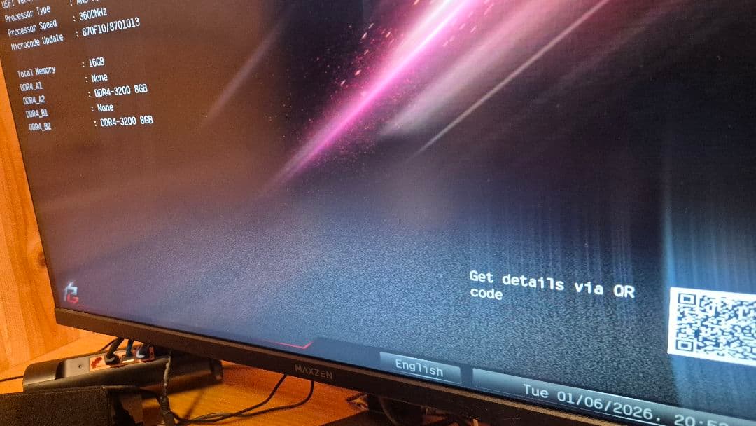 AMD Ryzen 7 3700X マザーボード、メモリーセット