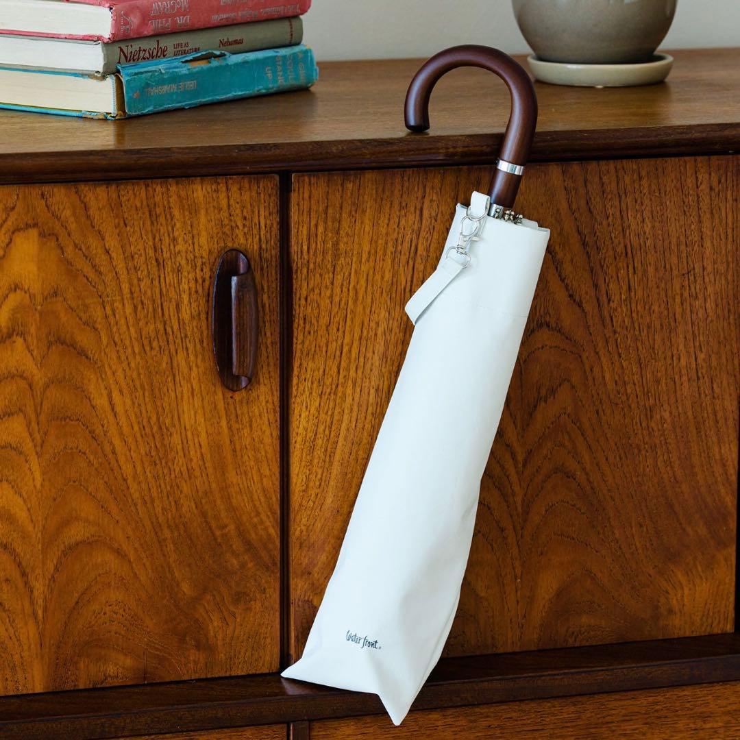 【新品・最高水準の日傘】COKAGE+木手元ジャンプ折 ホワイト