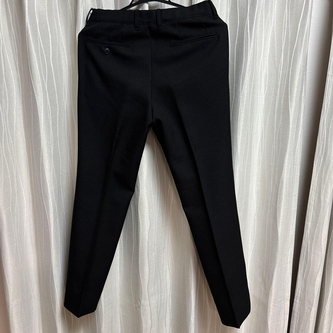 ショパン　スーツ　卒業式　150 黒色フォーマルスーツ ストライプネクタイ