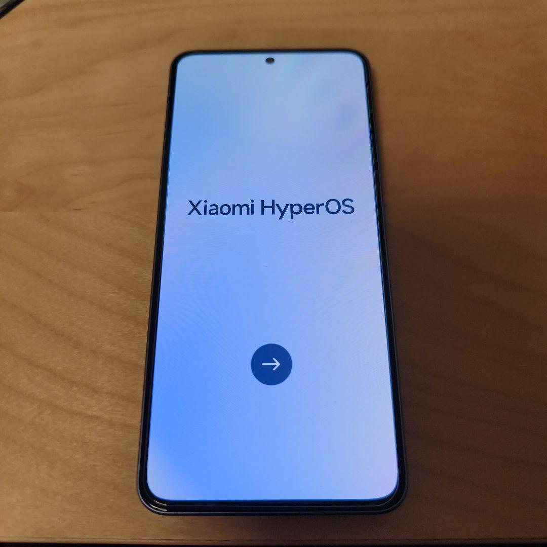 美品 Xiaomi 13T XIG04 アルパインブルー SIMフリー