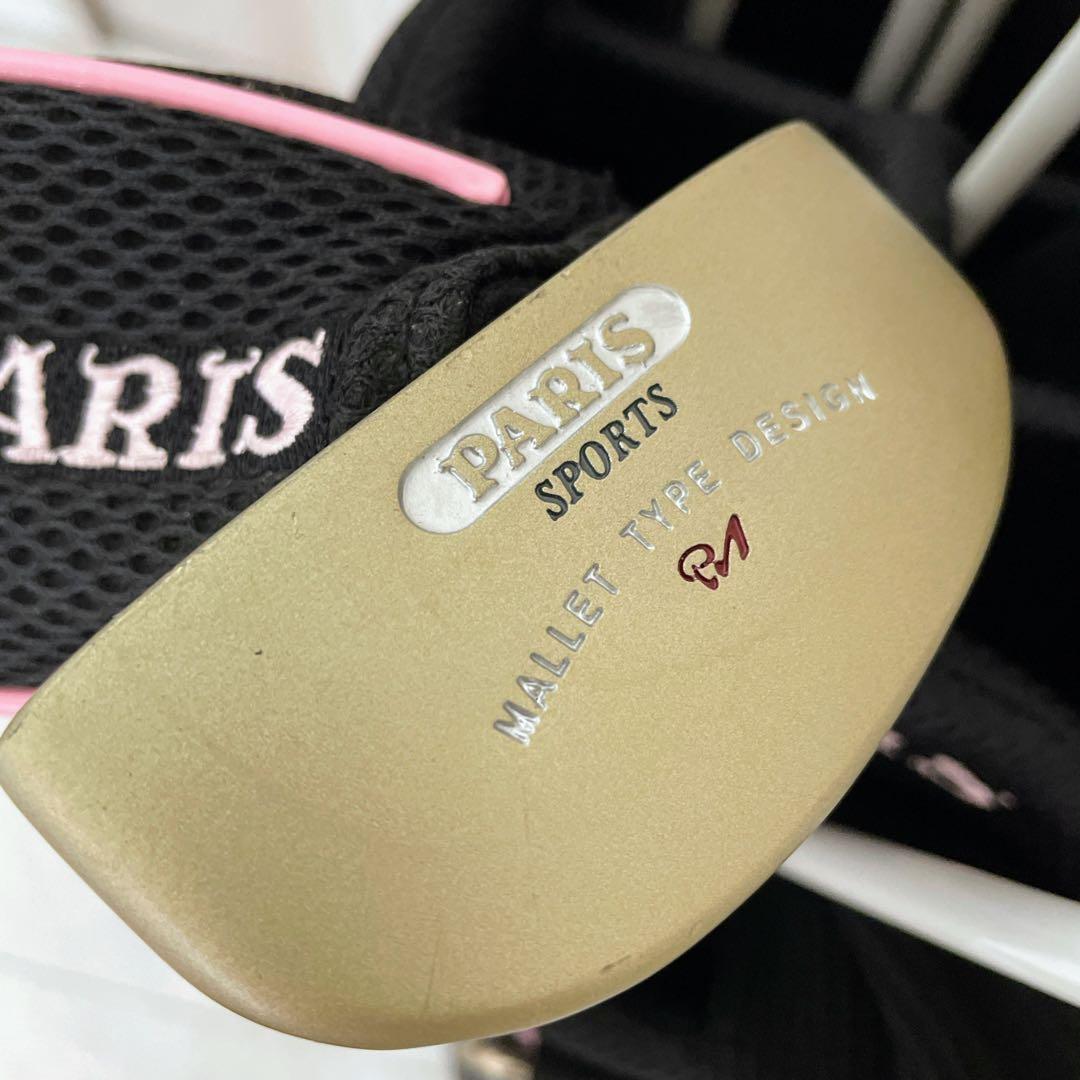 初心者向け　レディース　パリス　Paris　バッグ付ゴルフクラブセット　右利き用