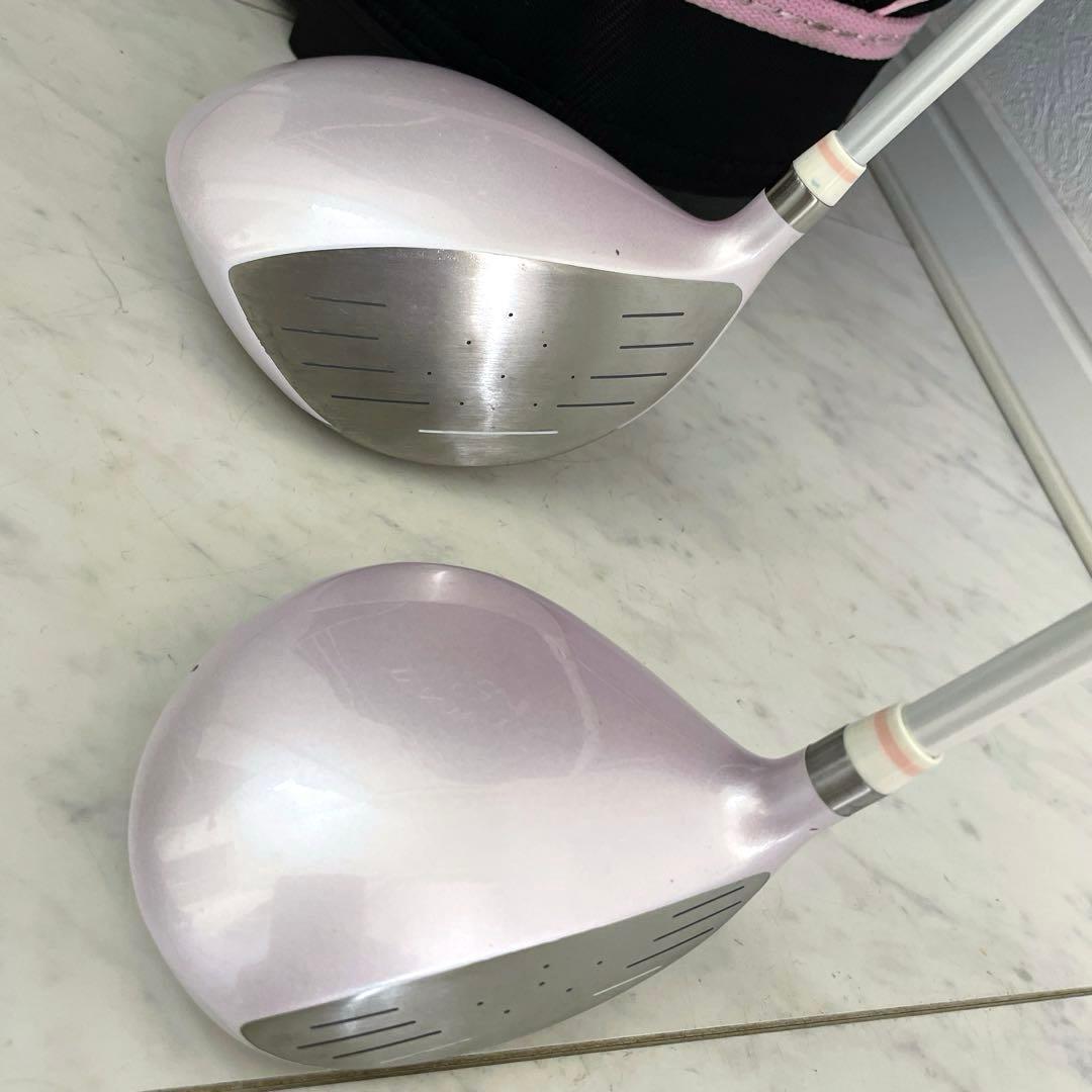 初心者向け　レディース　パリス　Paris　バッグ付ゴルフクラブセット　右利き用