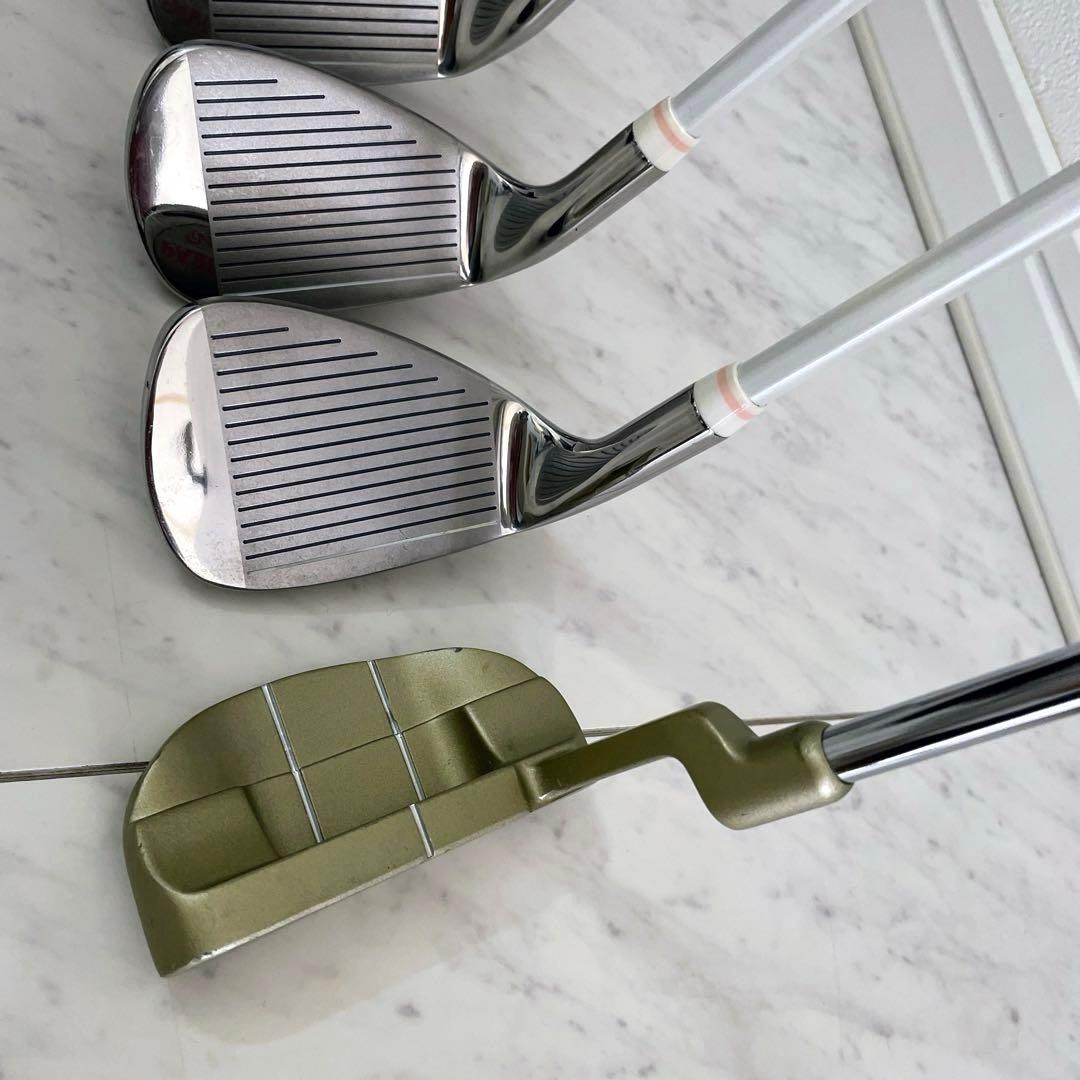 初心者向け　レディース　パリス　Paris　バッグ付ゴルフクラブセット　右利き用