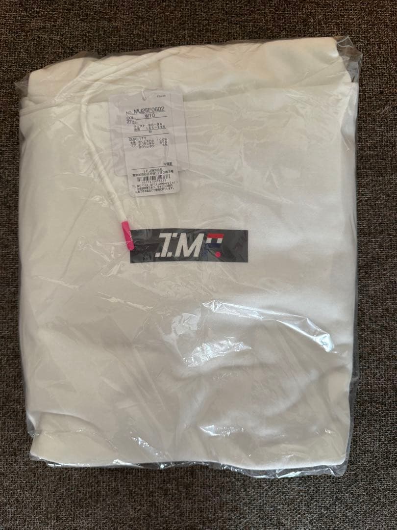 IMP. FILA パーカー ホワイト Mサイズ ロゴ キーホルダー付き