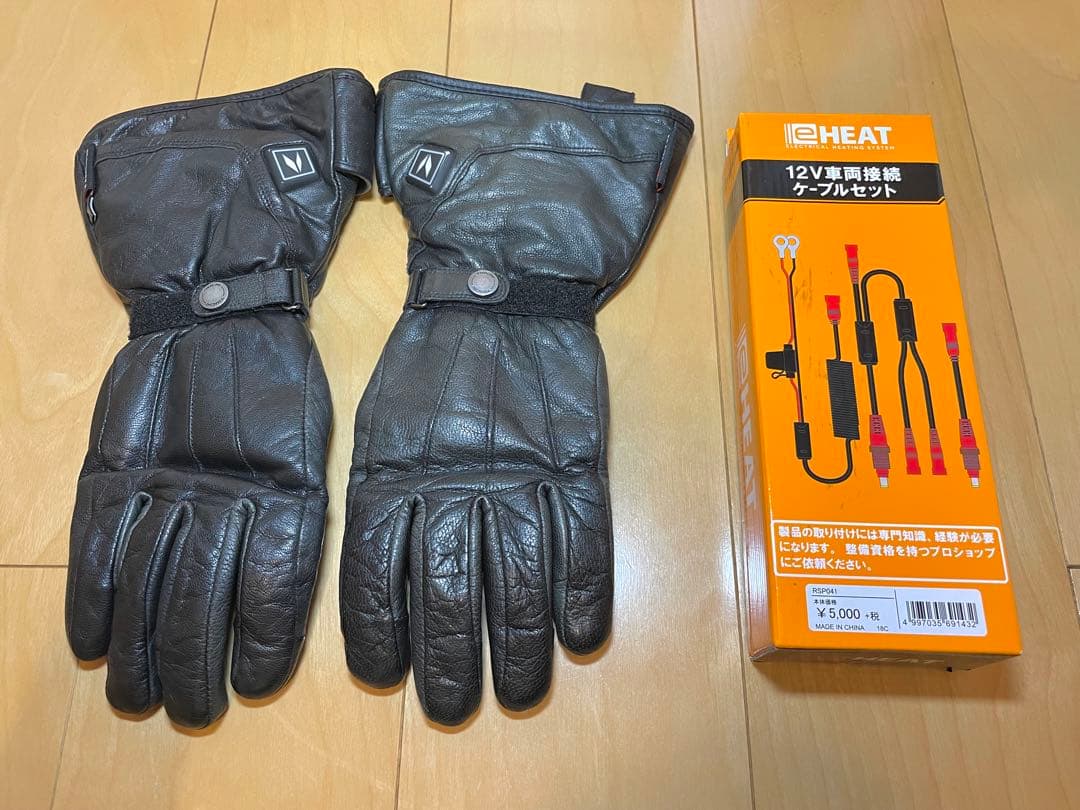 RSタイチ　電熱グローブ　RST606　Lサイズ　12ケーブル付属　動作良好