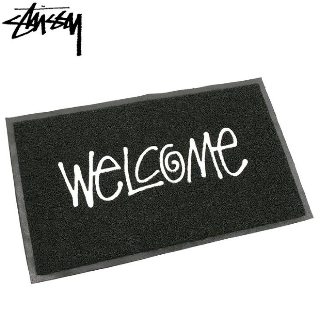 新品★正規品☆STUSSY WELCOME MAT ステューシー マット ラグ