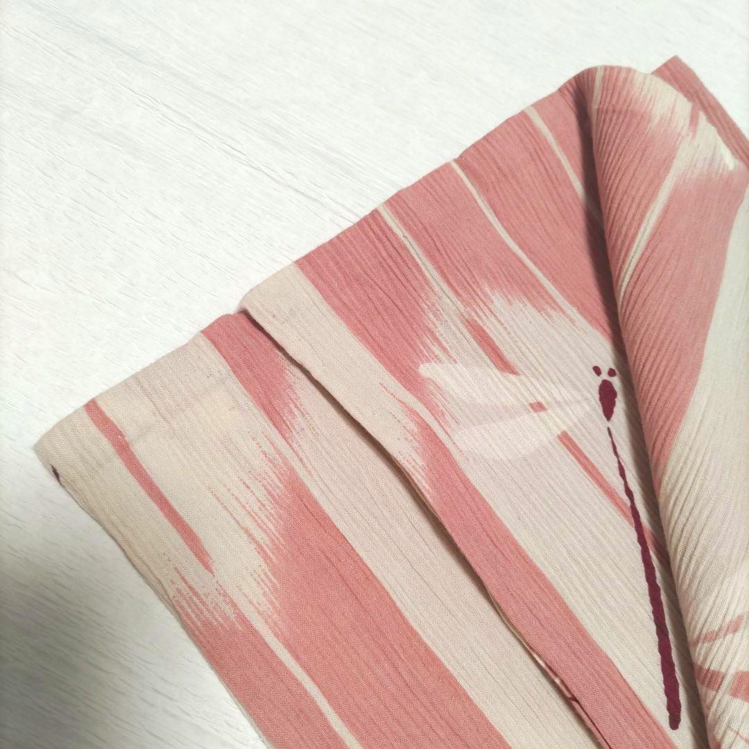 撫松庵　綿麻　浴衣　綿麻ちぢみ