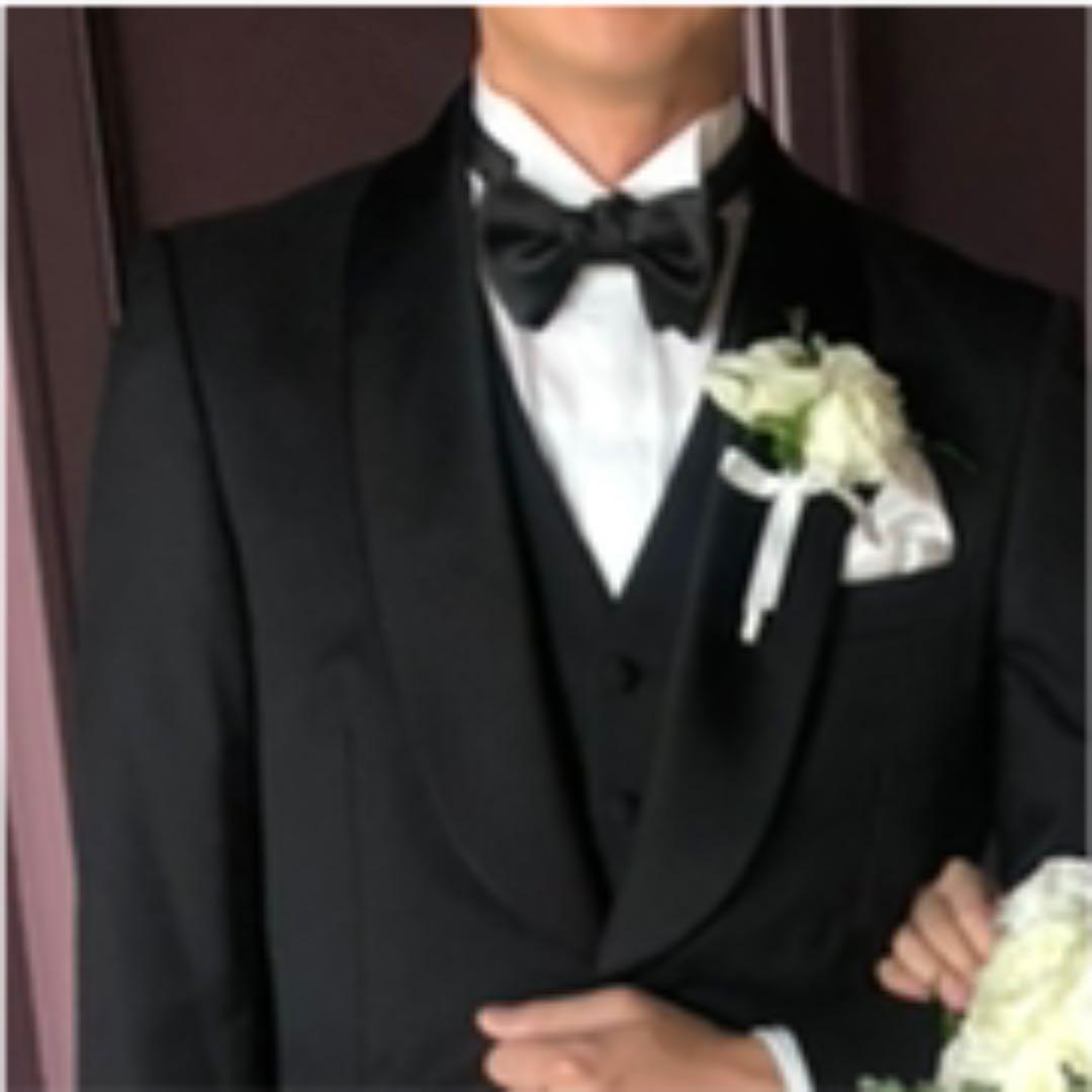 トリート　新郎セット　ハンカチ　カフリングス