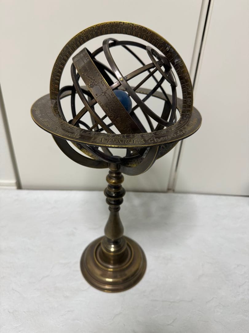 【アンティーク調インテリア】天球儀（アーミラリスフィア）