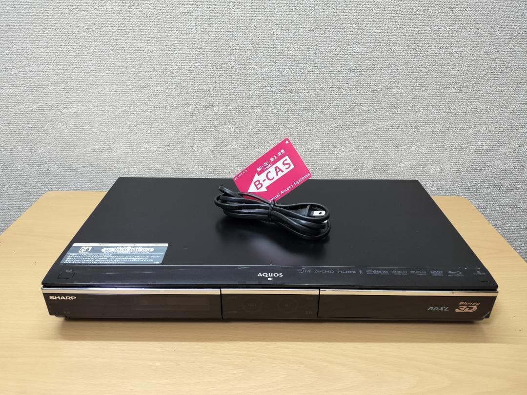 シャープ ブルーレイレコーダー 「BD-HDW80」 動作品