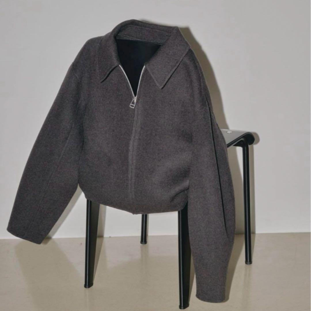 TODAYFULウールジップブルゾンショートコートトゥデイフル　36