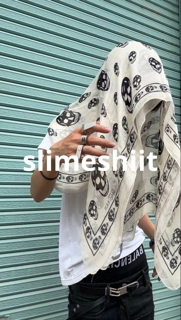 Alexander McQueen - スカーフ white