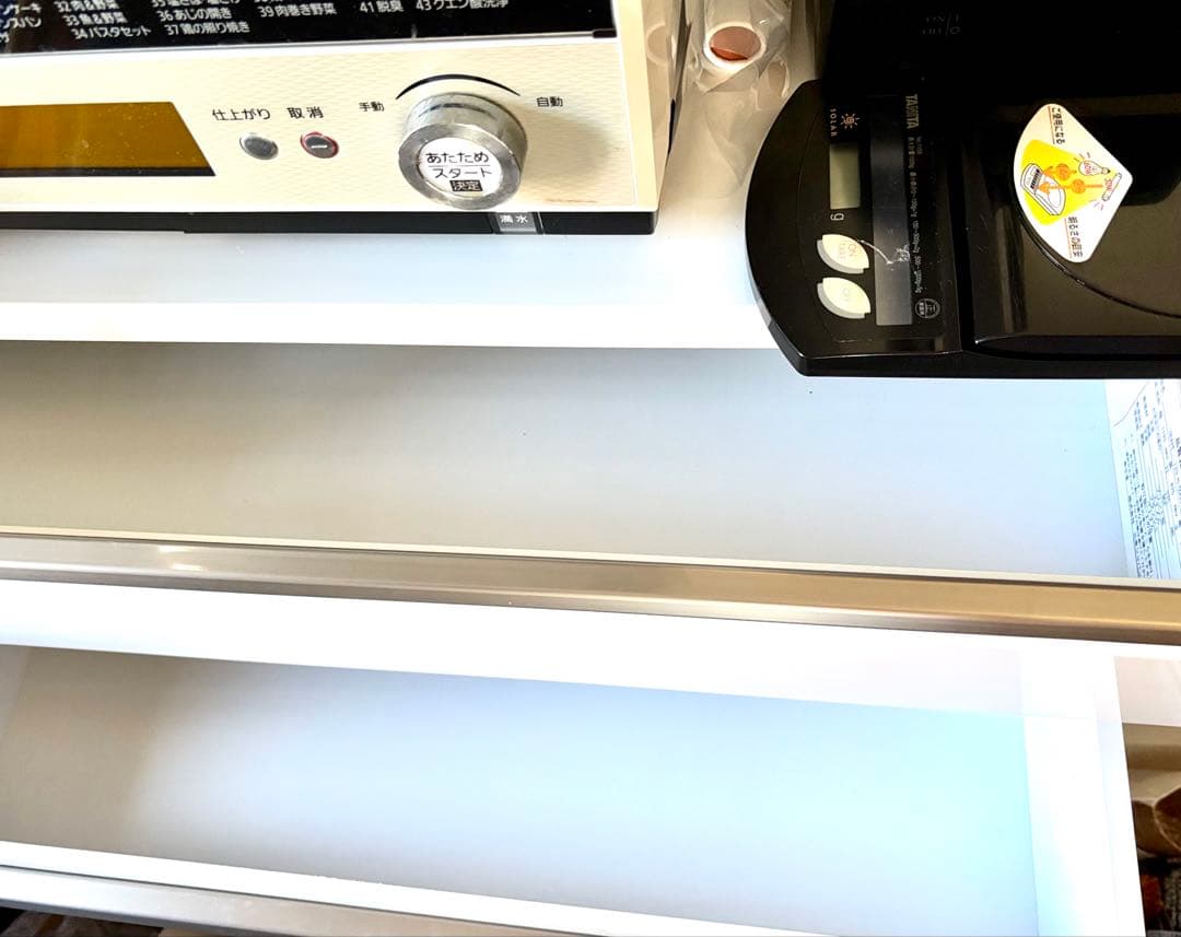 超美品！！キッチンカウンター 食器棚 W1200 ホワイト