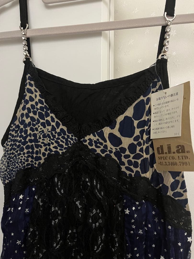 d.i.a ダイア　キラキラキャミワンピ　平成ギャル