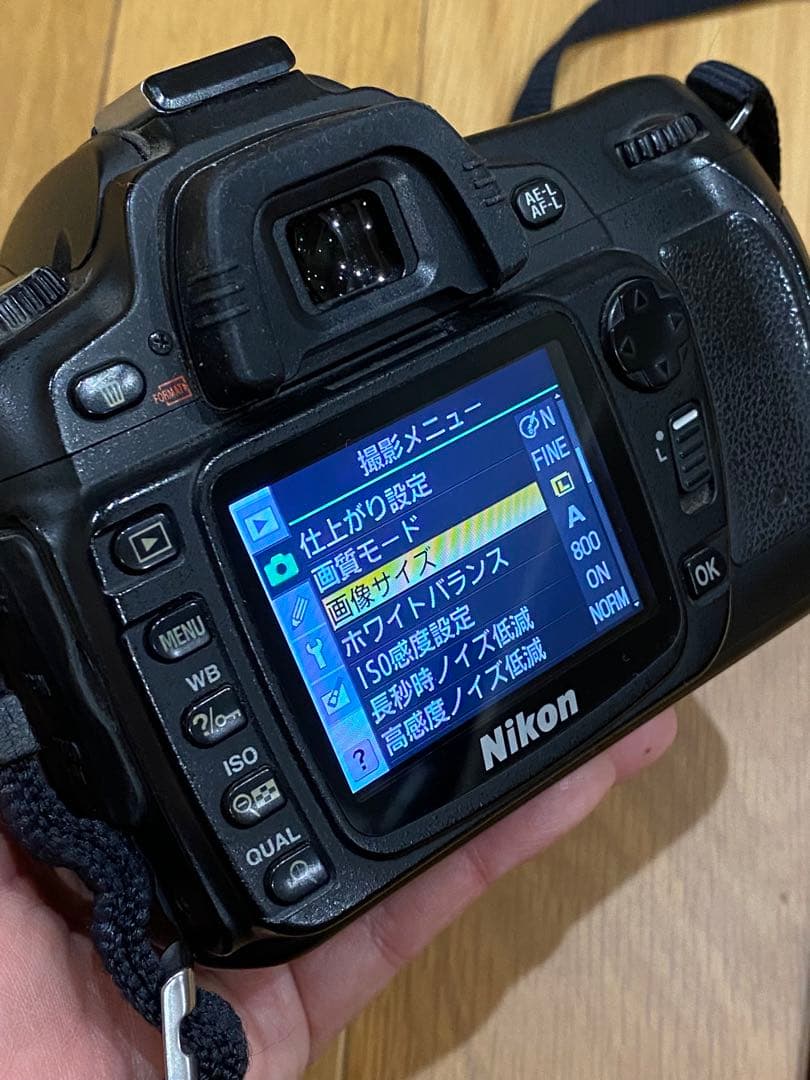 Nikon D80 デジタル一眼AFマクロ　NIKKOR 55㍉　レンズ付　※注