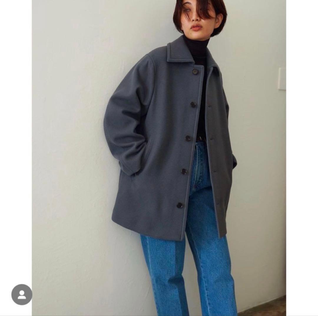 ジャケット・アウター AURALEE double cloth light melton coat