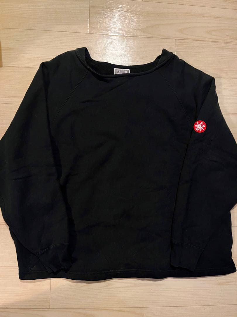 C.E CAVEMPT ブラックコットンスウェット