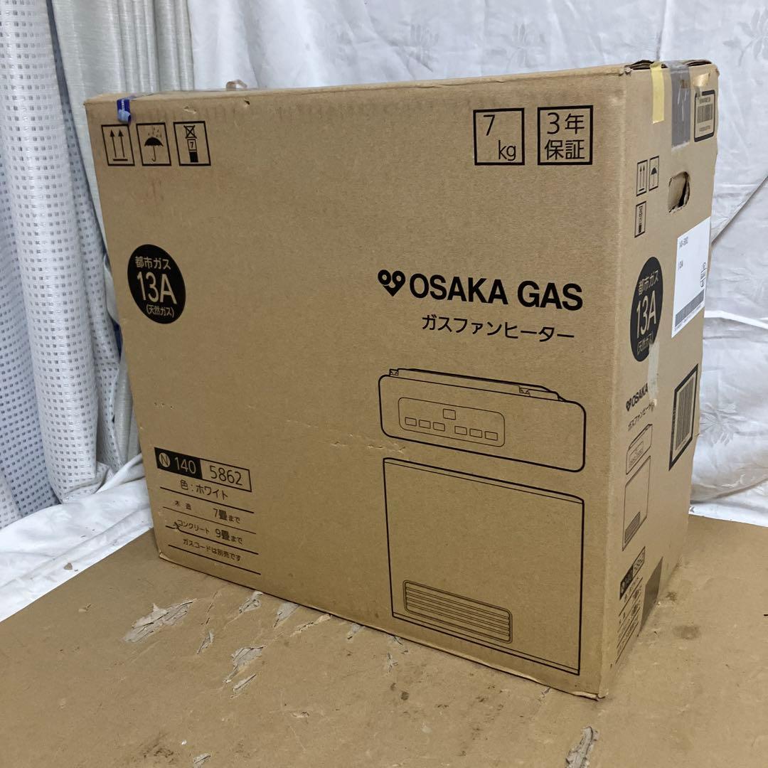 OSAKA GAS　都市ガスファンヒーター　13A　140-5862　大阪ガス