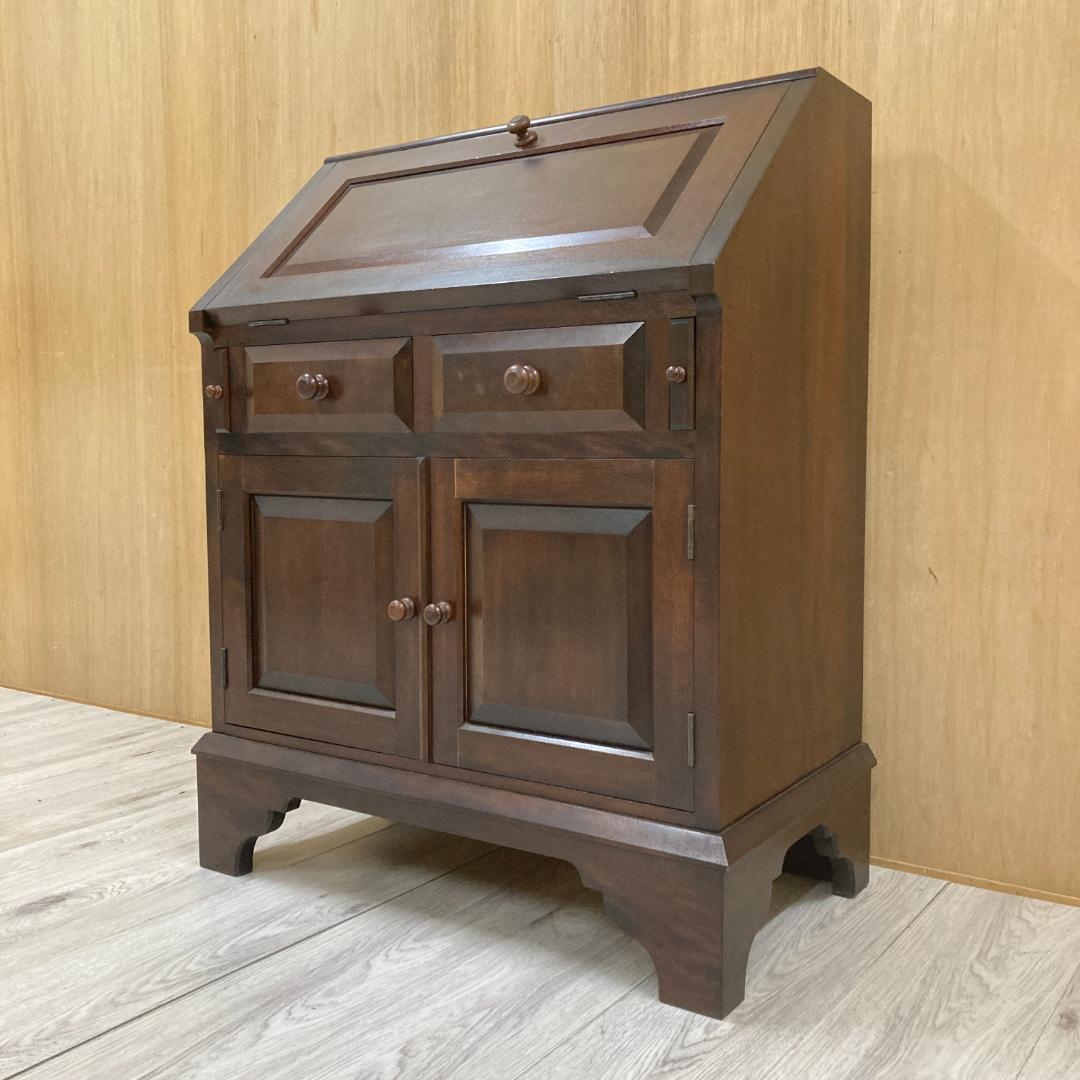 松本民芸家具　ライティングビューロー　ライティングデスク　机