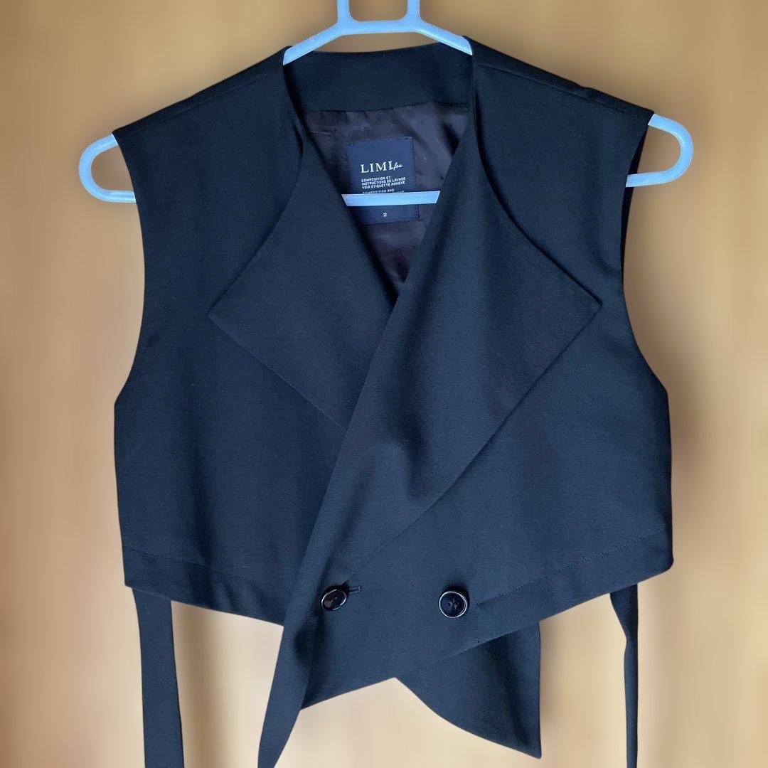 トップス LIMIfew / W/Gabardine Long Belt Vest