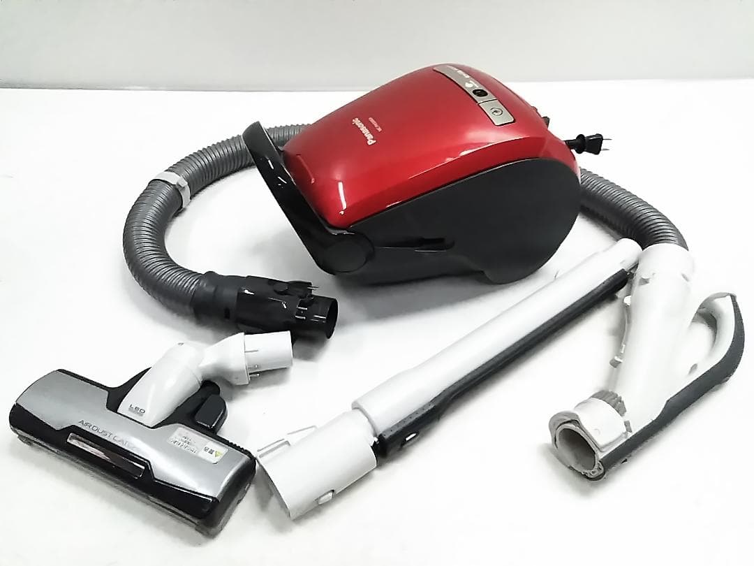 パナソニック高集じん 紙パック式掃除機 MC-PA330GX-R レッド ★