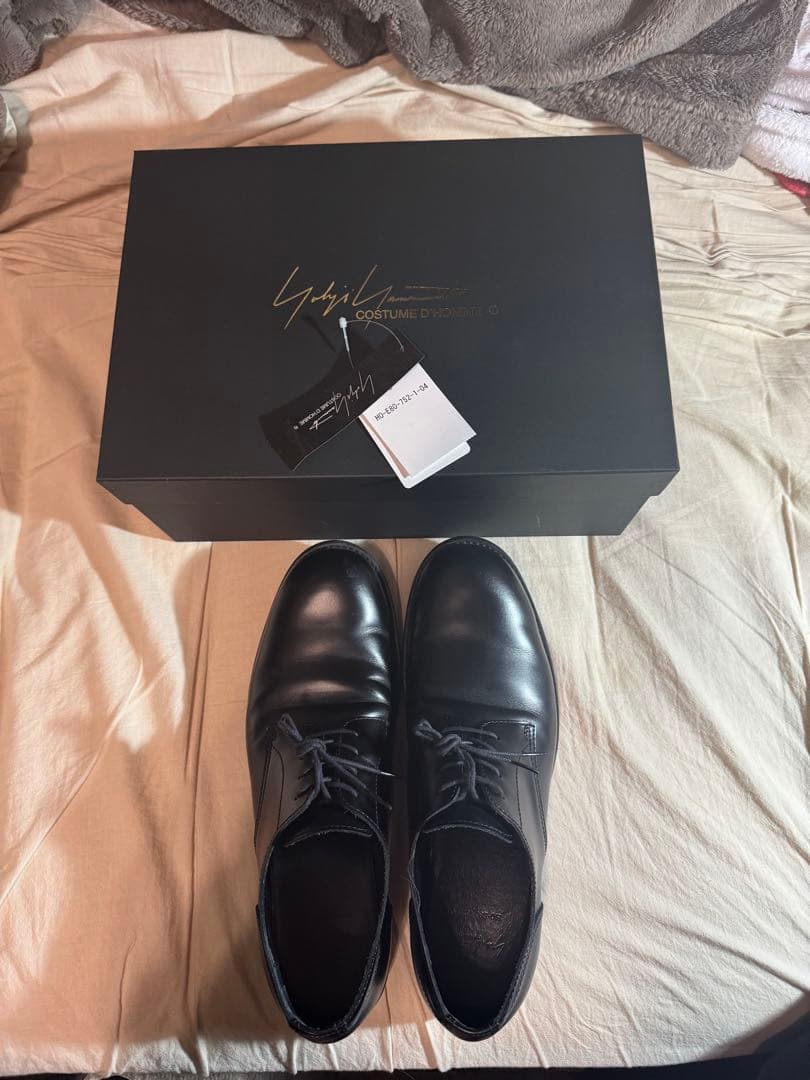 靴 YOHJI YAMAMOTO COSTUME GLASS PLAIN TOE