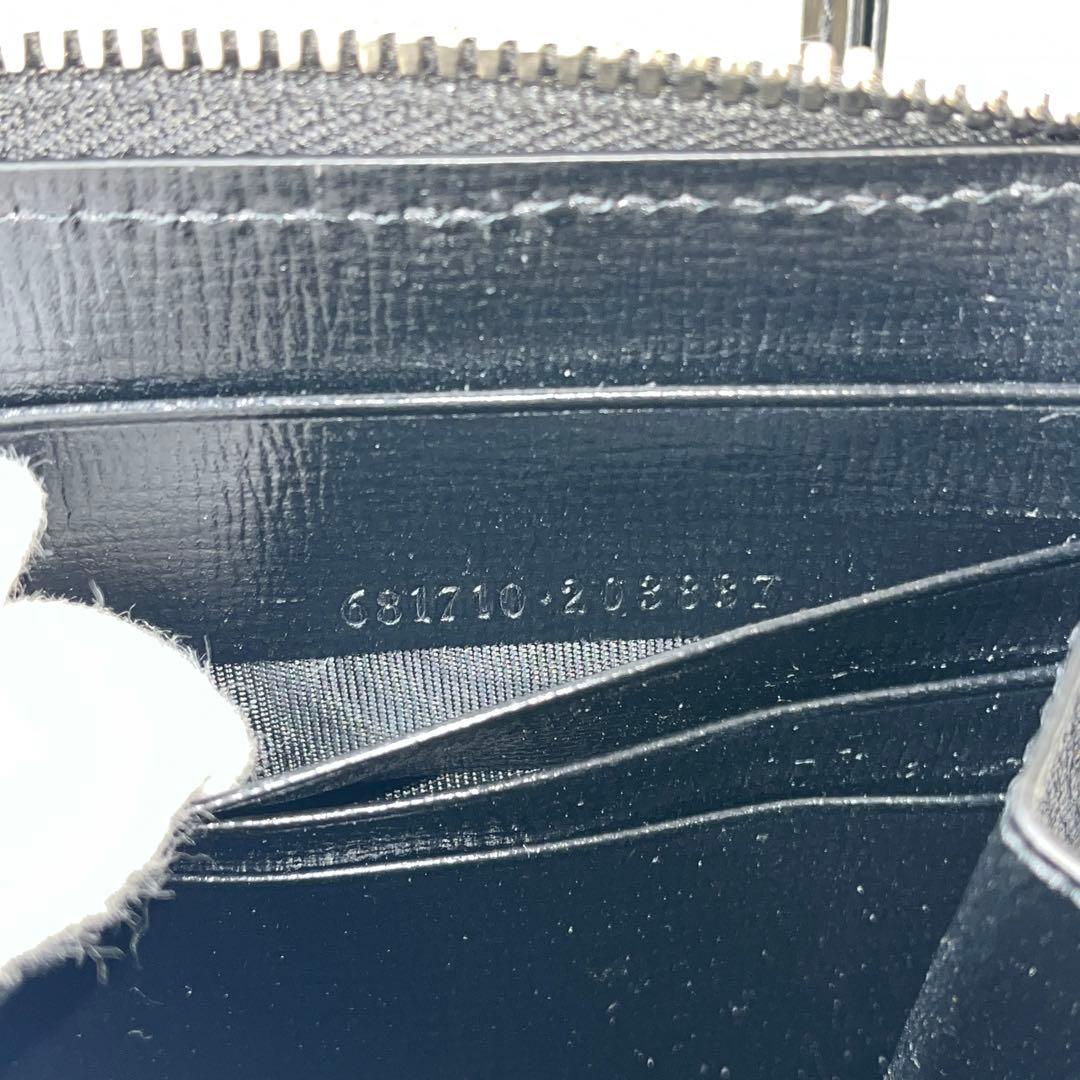 グッチ　バレンシアガ　長財布　ラウンドファスナー　681710 花柄　フラワー