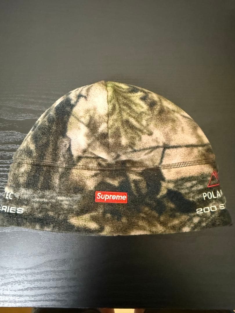 Supreme 迷彩ニット帽 Polartec 200シリーズ