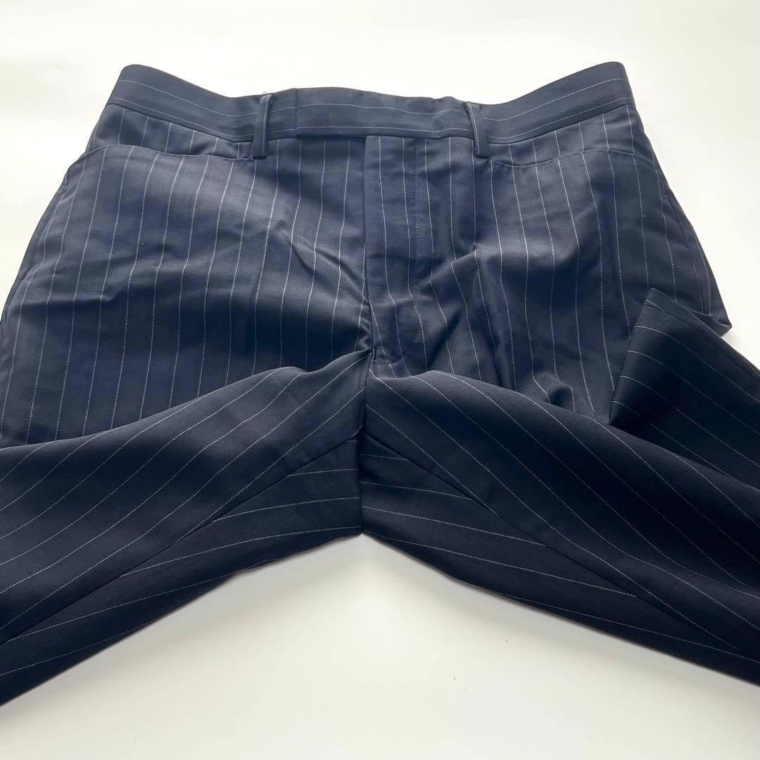 【美品】ポールスミスコレクション　スーツセット　ロロピアーナ　ストライプ　紺　M