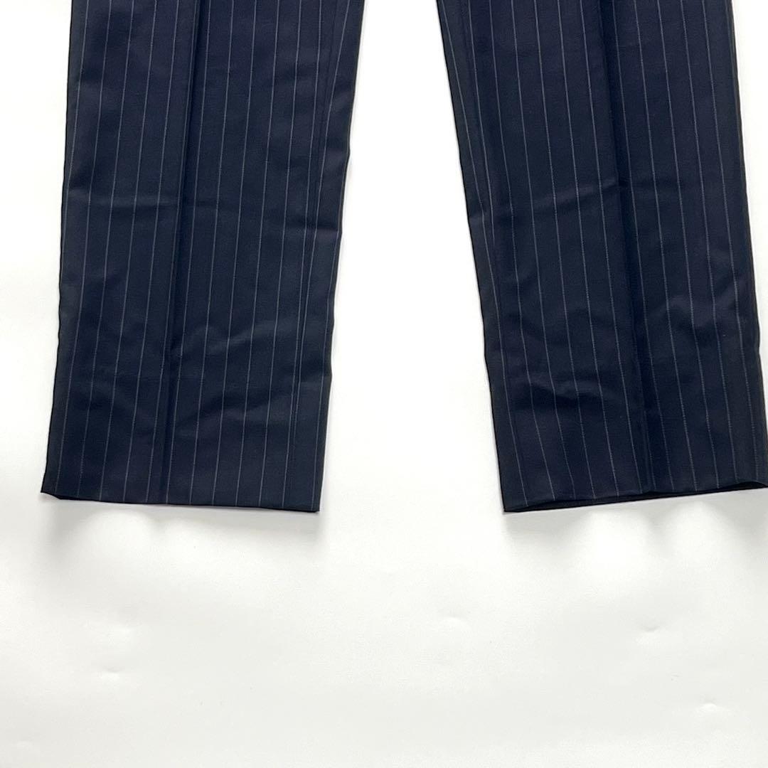 【美品】ポールスミスコレクション　スーツセット　ロロピアーナ　ストライプ　紺　M