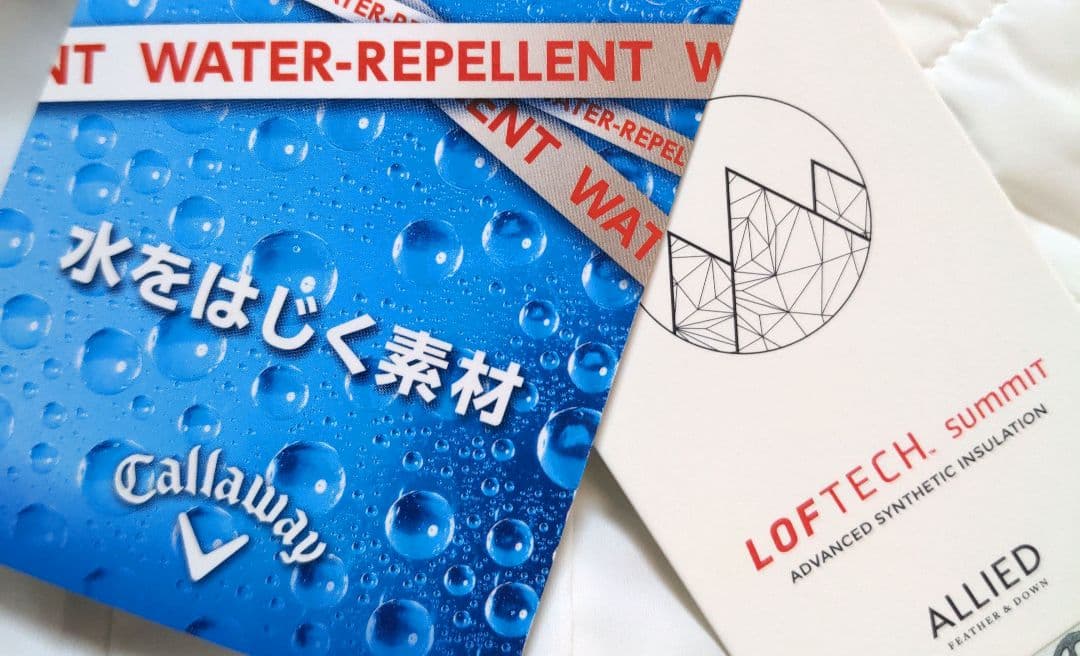 再再再値下げ新品　キャロウェイ　中綿ワンピースМ　白　定価26400円