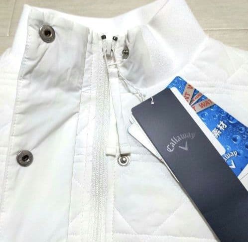 再再再値下げ新品　キャロウェイ　中綿ワンピースМ　白　定価26400円